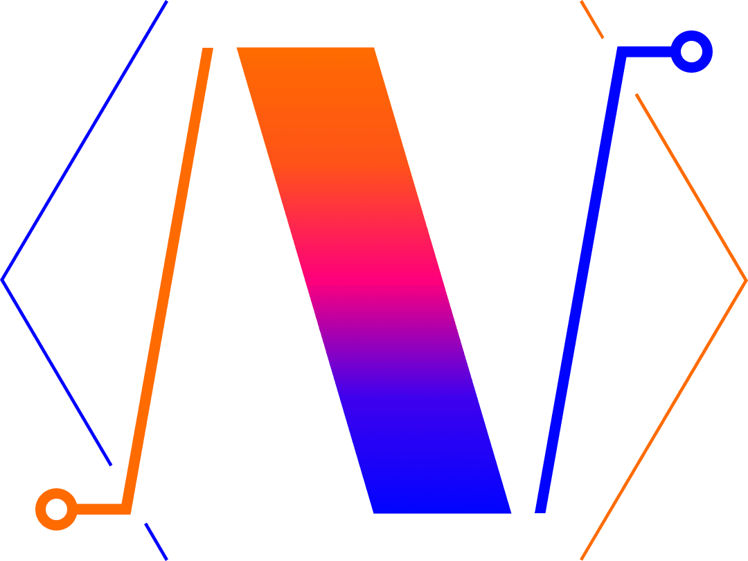 Modern 3D Digital Infrastructure Illustration